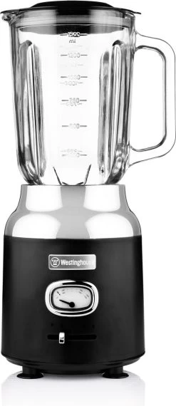 Westinghouse Retro Waterkoker + Broodrooster 2 Sleuven + Blender - Zwart -Westmark Winkel 520x1200 2
