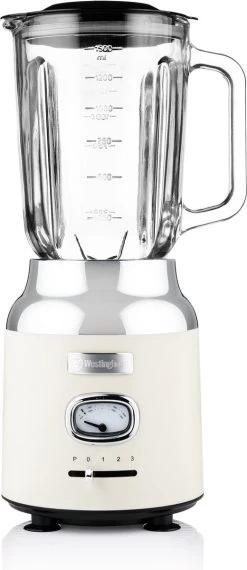 Westinghouse Retro Waterkoker + Broodrooster 4 Sleuven + Blender - Wit -Westmark Winkel 520x1200 5