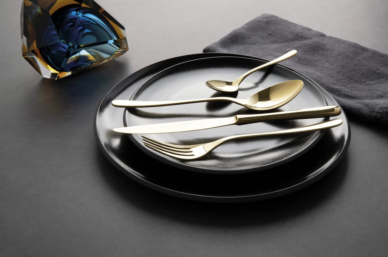 Sambonet Koffielepels Taste Champagne 6 Stuks 4 Sambonet Koffielepels Taste Champagne 6 Stuks - Afbeelding 2