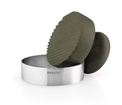 Eva Solo Hamburgerpers Green Tools - Staal - ø 9 Cm -Westmark Winkel 531501 Green tool burger press skilt1 aRGB High