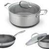 Westinghouse Pannenset Black Signature (Kookpan + Hapjespan ø 24 Cm + Wokpan ø 32 Cm) - Inductie En Alle Andere Warmtebronnen -Westmark Winkel 550x279