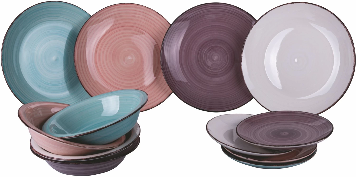 Villa D'Este Serviesset Acquerello - 12-delig / 4 Personen 3 Villa D'Este Serviesset Acquerello - 12-delig / 4 Personen