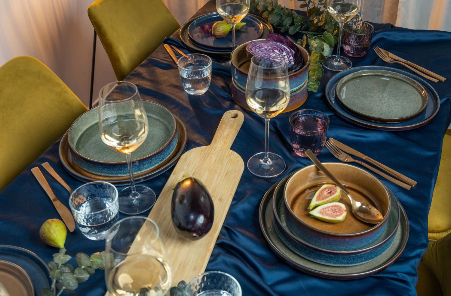 Cosy & Trendy Pizzabord / Onderbord Quintana Green ø 33 Cm 4 Cosy & Trendy Pizzabord / Onderbord Quintana Green ø 33 Cm - Afbeelding 2