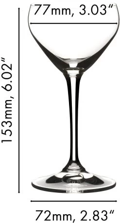 Riedel Cocktail Glazen Nick En Nora - 2 Stuks -Westmark Winkel 641700005 dimensions qJjX3Pkv