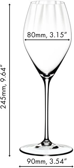 Riedel Champagne Glazen Performance - 2 Stuks -Westmark Winkel 688400028 dimensions bxnKLINQ 2