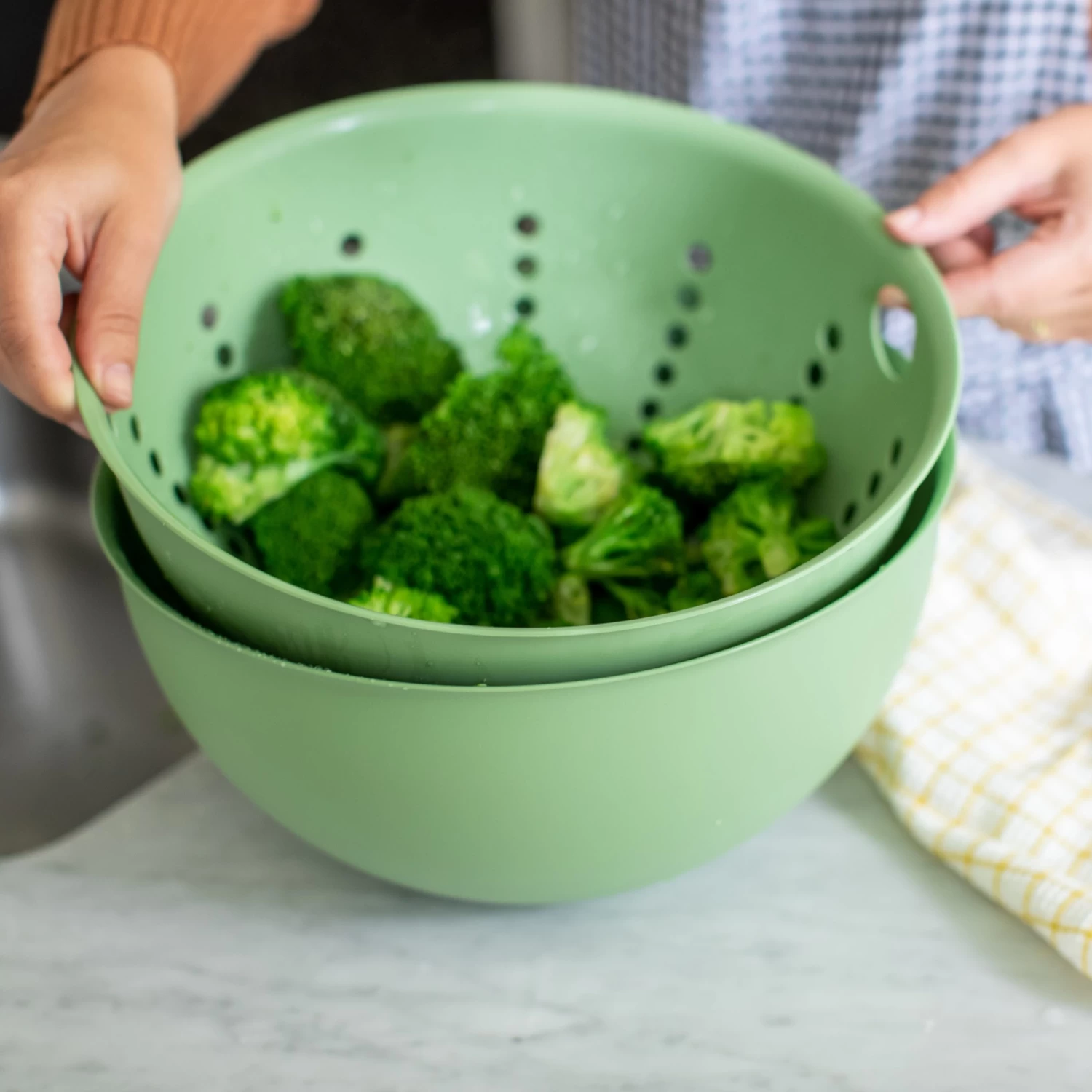 Koziol Vergiet Palsby Kunststof Groen ø 29 Cm 4 Koziol Vergiet Palsby Kunststof Groen ø 29 Cm - Afbeelding 2