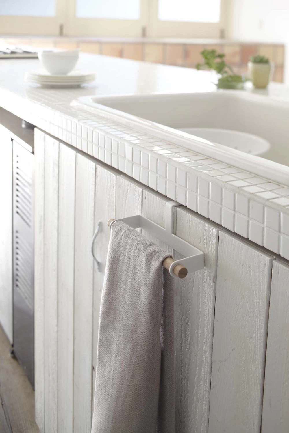 Yamazaki Handdoekhouder Tosca Wit 19 Cm 4 Yamazaki Handdoekhouder Tosca Wit 19 Cm - Afbeelding 2