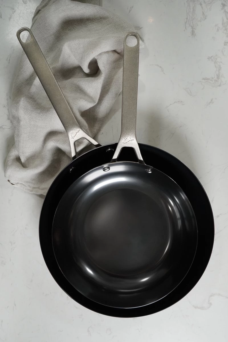 Saveur Selects Pannenset - Carbon Steel (Wokpan ø 35 Cm + Koekenpan ø 30 Cm) - Inductie En Alle Andere Warmtebronnen 10 Saveur Selects Pannenset - Carbon Steel (Wokpan ø 35 Cm + Koekenpan ø 30 Cm) - Inductie En Alle Andere Warmtebronnen - Afbeelding 8