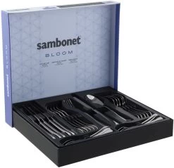 Sambonet Bestekset Bloom - RVS - Monoblock - 24 Delig / 6 Personen 14 Sambonet Bestekset Bloom - RVS - Monoblock - 24 Delig / 6 Personen -Westmark Winkel 8014808487606 6