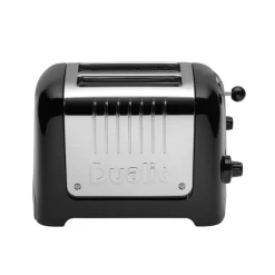 Dualit Broodrooster Lite - Extra Brede Sleuven - Gloss Black - D26225 8 Dualit Broodrooster Lite - Extra Brede Sleuven - Gloss Black - D26225 -Westmark Winkel 85735 lite 2 slot black front web