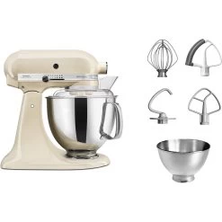 KitchenAid Keukenmachine Artisan - Kantelbare Kop - Amandelwit - 4.8 Liter - 5KSM175PSEAC -Westmark Winkel 8597015010005B15D