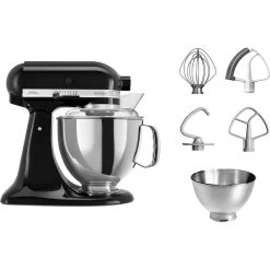 KitchenAid Keukenmachine Artisan - Kantelbare Kop - Onyx Zwart - 4.8 Liter - 5KSM175PSEOB 7 KitchenAid Keukenmachine Artisan - Kantelbare Kop - Onyx Zwart - 4.8 Liter - 5KSM175PSEOB -Westmark Winkel 8597015010205B15D