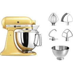 KitchenAid Keukenmachine Artisan - Kantelbare Kop - Pastel Geel - 4.8 Liter - 5KSM175PSEMY 7 KitchenAid Keukenmachine Artisan - Kantelbare Kop - Pastel Geel - 4.8 Liter - 5KSM175PSEMY -Westmark Winkel 8597015010505B15D