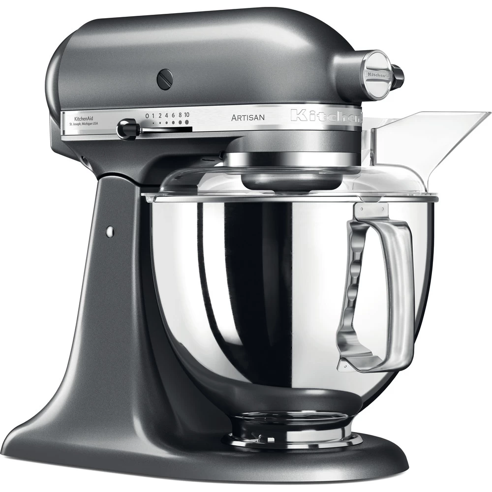 KitchenAid Keukenmachine Artisan - Kantelbare Kop - Tingrijs - 4.8 Liter - 5KSM175PSEMS 6 KitchenAid Keukenmachine Artisan - Kantelbare Kop - Tingrijs - 4.8 Liter - 5KSM175PSEMS - Afbeelding 4