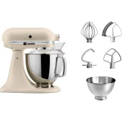 KitchenAid Keukenmachine Artisan - Kantelbare Kop - Fresh Linen - 4.8 Liter - 5KSM175PSEFL 6 KitchenAid Keukenmachine Artisan - Kantelbare Kop - Fresh Linen - 4.8 Liter - 5KSM175PSEFL -Westmark Winkel 8597015017005B15D