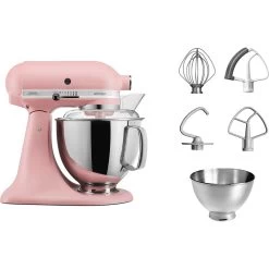 KitchenAid Keukenmachine Artisan - Kantelbare Kop - Dried Rose - 4.8 Liter - 5KSM175PSEDR -Westmark Winkel 8597115801005B15D