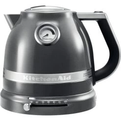 KitchenAid Waterkoker Artisan - Temperatuurregeling - Tingrijs - 1.5 Liter - 5KEK1522EMS -Westmark Winkel 8597800014005B15D