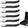 Jay Hill Steakvorken Laguiole - Zwart - 6 Stuks -Westmark Winkel 8720364450885 2 1