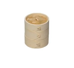 Sareva Stoommandje Bamboe 2-laags - ø 10 Cm -Westmark Winkel 8720364451066 1