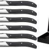 Jay Hill Steakmessen Laguiole - Zwart - 6 Stuks -Westmark Winkel 8720364453473