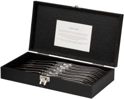 Jay Hill Steakmessen Laguiole - Zwart - 6 Stuks -Westmark Winkel 8720364453473 6