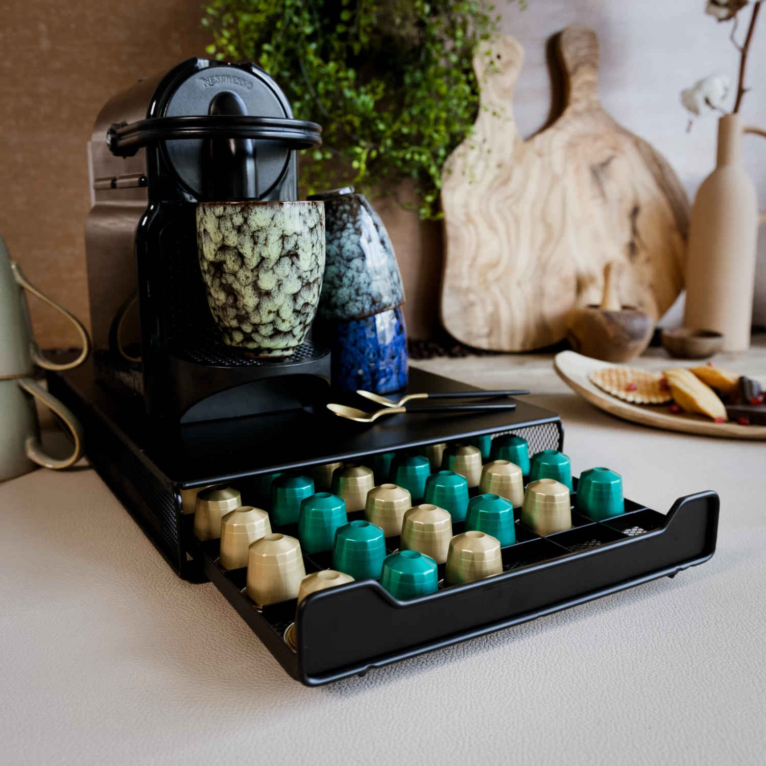 Jay Hill Nespresso Cuphouder - Lade - Voor 60 Cups 5 Jay Hill Nespresso Cuphouder - Lade - Voor 60 Cups - Afbeelding 3