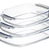 Sareva Ovenschalen - Hittebestendig Glas - 2 / 2.7 / 3.8 Liter - 3 Delige Set -Westmark Winkel 8720364455279
