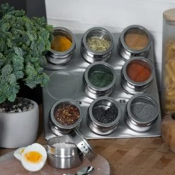 Blackwell Kruidenpotjes Magnetisch - Inclusief 9 Potjes - RVS -Westmark Winkel 8720364455576 6