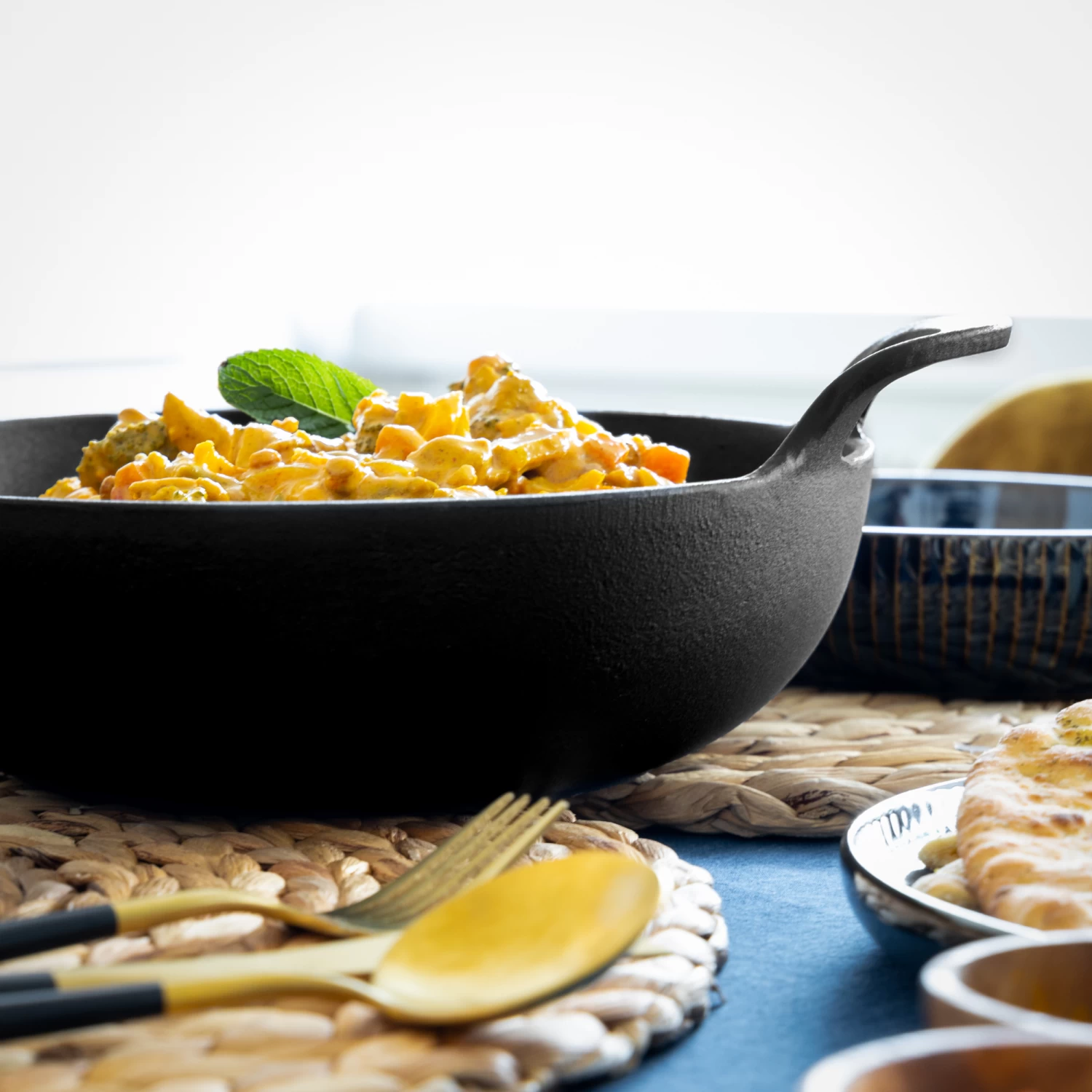 Blackwell Balti Dish - Gietijzer - Zwart - ø 25 Cm / 2.7 Liter 6 Blackwell Balti Dish - Gietijzer - Zwart - ø 25 Cm / 2.7 Liter - Afbeelding 4