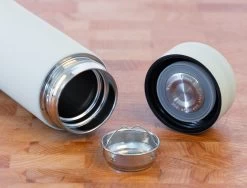 Sareva Thermosfles - Met Uitneembaar Filter - Creme - 500 Ml -Westmark Winkel 8720364455941 1