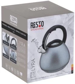 Resto Kitchenware Fluitketel Lyra - Zilver - 2.7 Liter -Westmark Winkel 90605.4260403577325.ver09