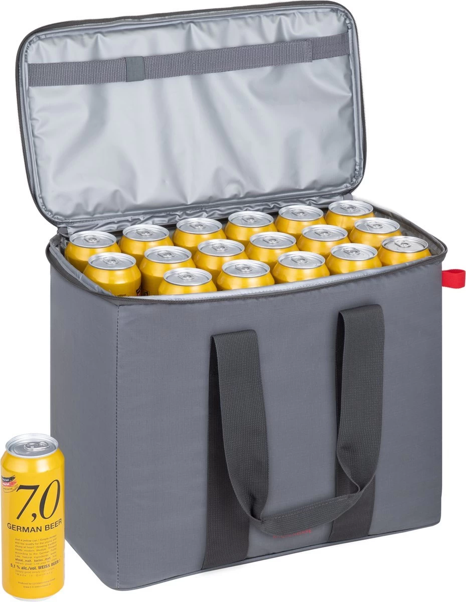 Resto Kitchenware Koeltasset Polis - Donkergrijs - 23 + 30 Liter 4 Resto Kitchenware Koeltasset Polis - Donkergrijs - 23 + 30 Liter - Afbeelding 2