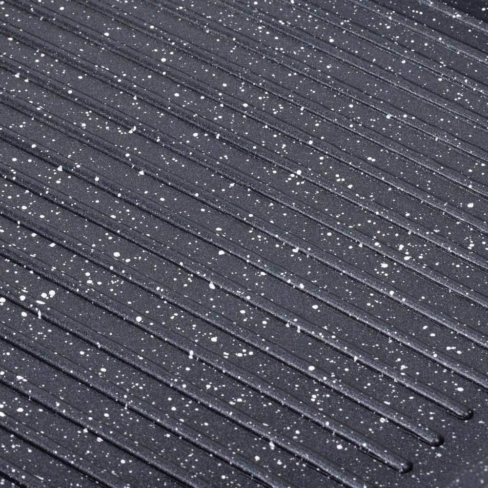 Resto Kitchenware Grillpan Meridiana - 28 X 28 Cm - Standaard Anti-aanbaklaag 5 Resto Kitchenware Grillpan Meridiana - 28 X 28 Cm - Standaard Anti-aanbaklaag - Afbeelding 3