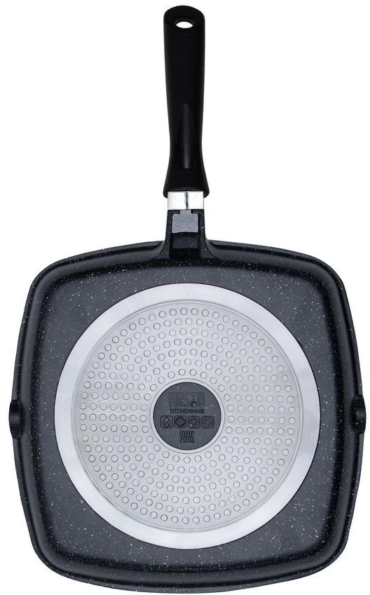 Resto Kitchenware Grillpan Meridiana - 28 X 28 Cm - Standaard Anti-aanbaklaag 6 Resto Kitchenware Grillpan Meridiana - 28 X 28 Cm - Standaard Anti-aanbaklaag - Afbeelding 4