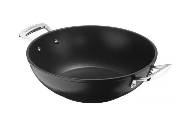 Le Creuset Wokpan Les Forgées TNS - ø 28 Cm / 3.9 Liter - Standaard Anti-aanbaklaag 3 Le Creuset Wokpan Les Forgées TNS - ø 28 Cm / 3.9 Liter - Standaard Anti-aanbaklaag