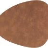 LIND DNA Placemat Nupo - Leer - Nature - 44 X 37 Cm -Westmark Winkel 982473 Table Mat Curve L Nupo nature 1