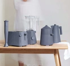 Alessi Tostiklemmen Voor Broodrooster Plissé - Grijs - Michele De Lucchi - MDL08RA G -Westmark Winkel Alessi Plisse Grijs 10