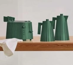Alessi Broodrooster Plissé - 6 Standen - Groen - Michele De Lucchi - MDL08 GR -Westmark Winkel Alessi Plisse Groen 2