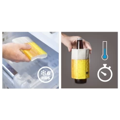 Vacu Vin Bier Koeler Active Cooler - Sleeve - Bier 7 Vacu Vin Bier Koeler Active Cooler - Sleeve - Bier -Westmark Winkel BeerCooler Instructions