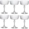 Bormioli Rocco Cocktailglazen America 20's - 270 Ml - 6 Stuks 2 Bormioli Rocco Cocktailglazen America 20's - 270 Ml - 6 Stuks -Westmark Winkel Bormioli Cocktail Coupe 270ml 6