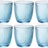 Bormioli Rocco Waterglazen Line - Blauw - 290 Ml - 6 Stuks