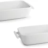 BonBistro Ovenschaal Yong Squito - 20 X 14 X 6 Cm / 1.1 Liter - Wit - 2 Stuks -Westmark Winkel CL productafbeeldingen 2024 06 04T114946.464 1