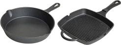 Blackwell Pannenset Gietijzer - Zonder Anti-aanbaklaag 2-Delig