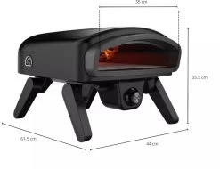 Nero Cooking Pizza Oven - Op Gas Voor Buiten - Zwart - Voor ø 35 Cm Pizza's -Westmark Winkel CL productafbeeldingen 33 3