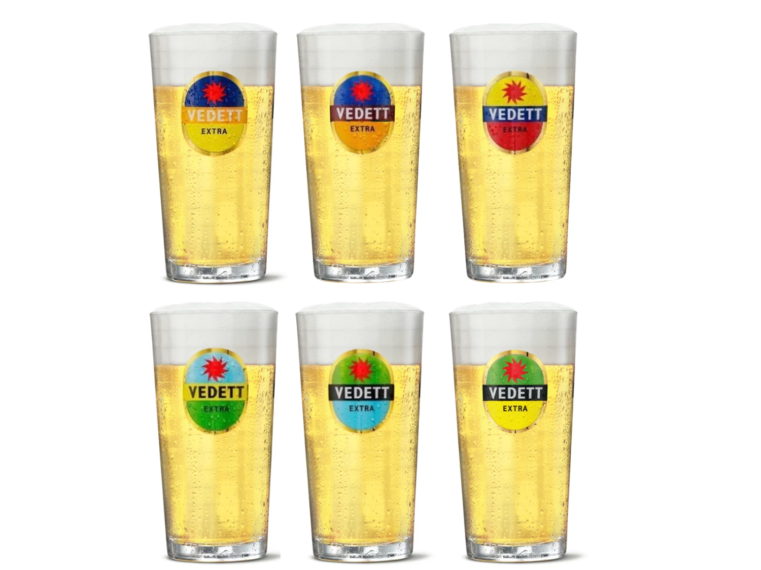 Vedett Bierglazen Extra - 250 Ml - 6 Stuks 3 Vedett Bierglazen Extra - 250 Ml - 6 Stuks