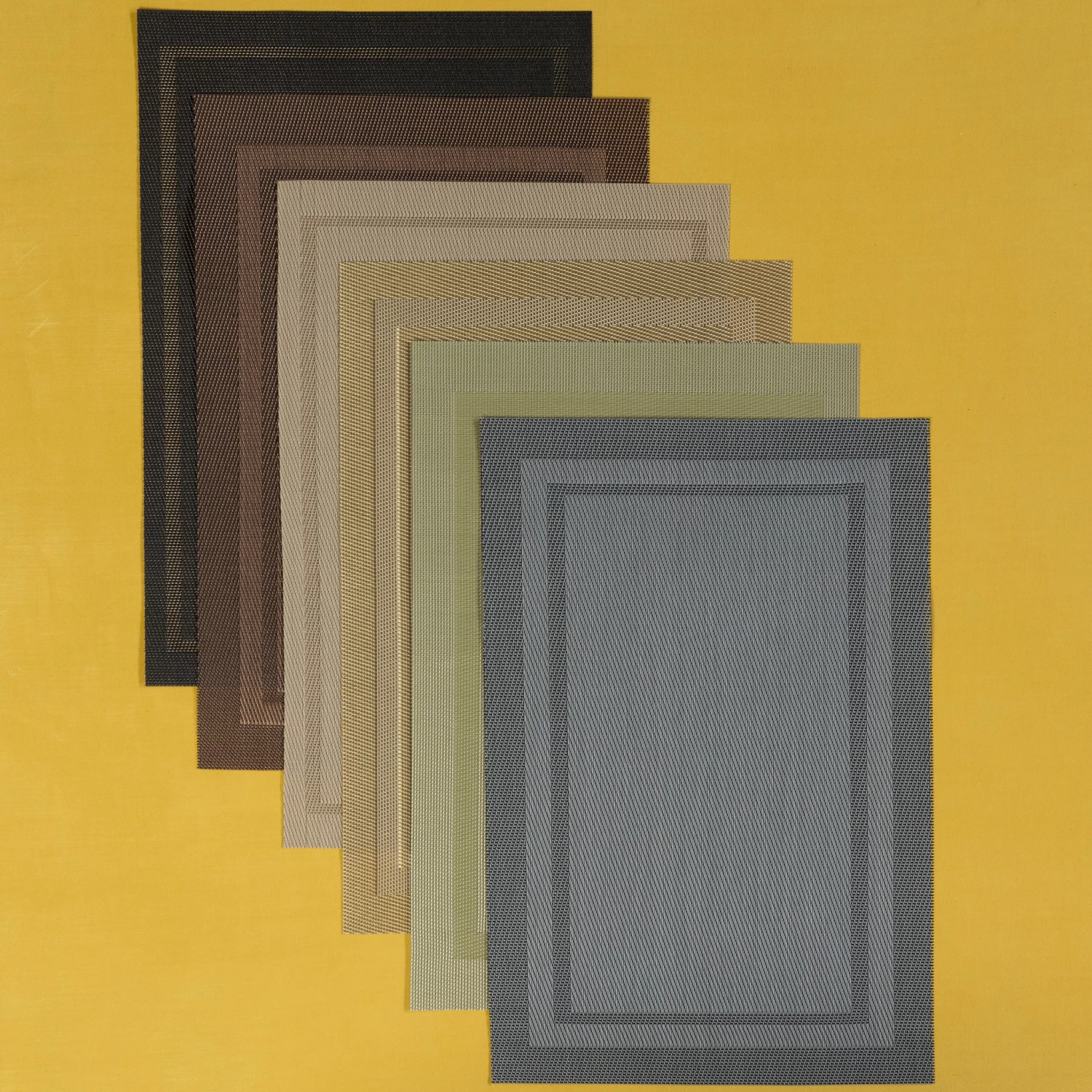 Jay Hill Placemats - Metal Brown - 45 X 31 Cm - 6 Stuks 5 Jay Hill Placemats - Metal Brown - 45 X 31 Cm - 6 Stuks - Afbeelding 3