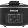 Crockpot Slowcooker - Scharnierdeksel - 4.7 Liter - CR052 1 Crockpot Slowcooker - Scharnierdeksel - 4.7 Liter - CR052 -Westmark Winkel CSC052 Front Lid Closed