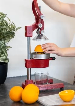 Sareva Citruspers - Gietijzer - Hevelmodel - Rood 13 Sareva Citruspers - Gietijzer - Hevelmodel - Rood -Westmark Winkel Citruspers 5 1