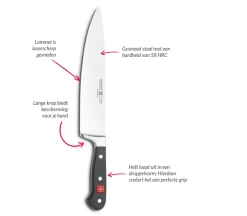 Wusthof Santokumes Classic 17 Cm 8 Wusthof Santokumes Classic 17 Cm -Westmark Winkel Classic 12