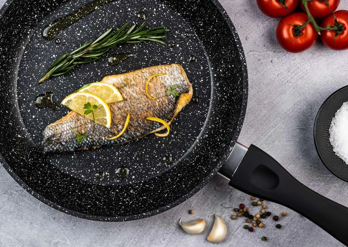 Westinghouse Koekenpan Marble - ø 28 Cm - Standaard Anti-aanbaklaag 5 Westinghouse Koekenpan Marble - ø 28 Cm - Standaard Anti-aanbaklaag - Afbeelding 3